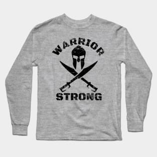 WARRIOR STRONG BODYBUILDING Long Sleeve T-Shirt